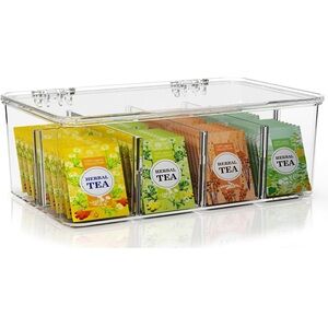Clear Acrylic Tea Bag Organizer - brand new still in box